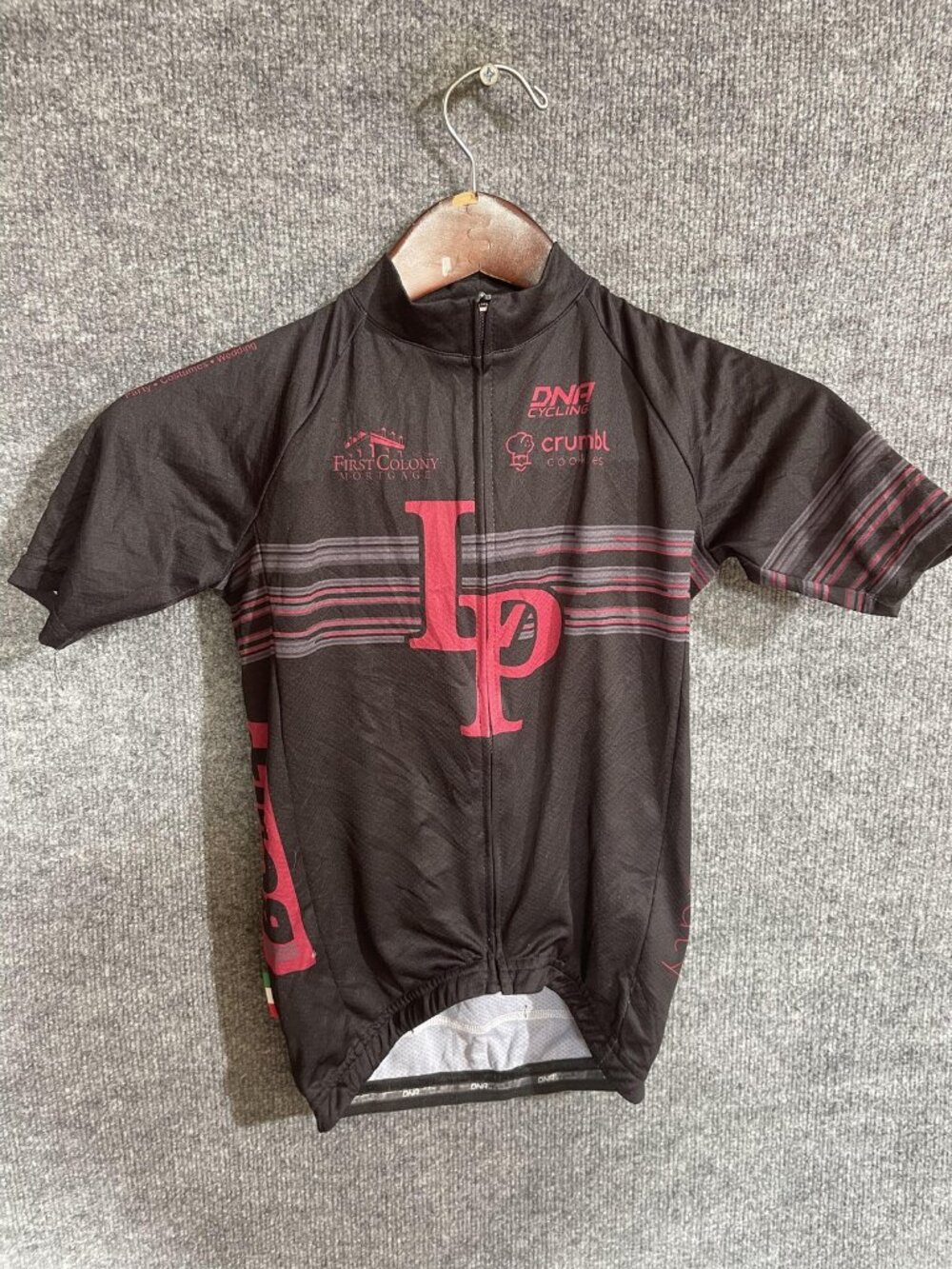 Lone Peak Knight Riders Cycling Jersey Mens Small DNA Cycling Made In Italy